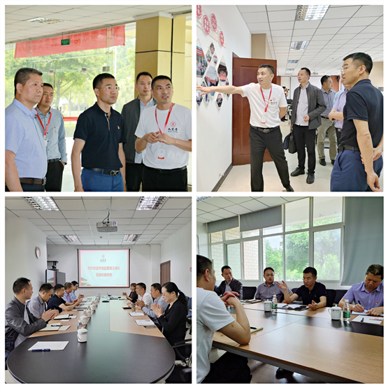 百年党史进万企――成都市龙泉驿区市场监管局局长王成兵一行莅临金鼎药业检查指导党建工作