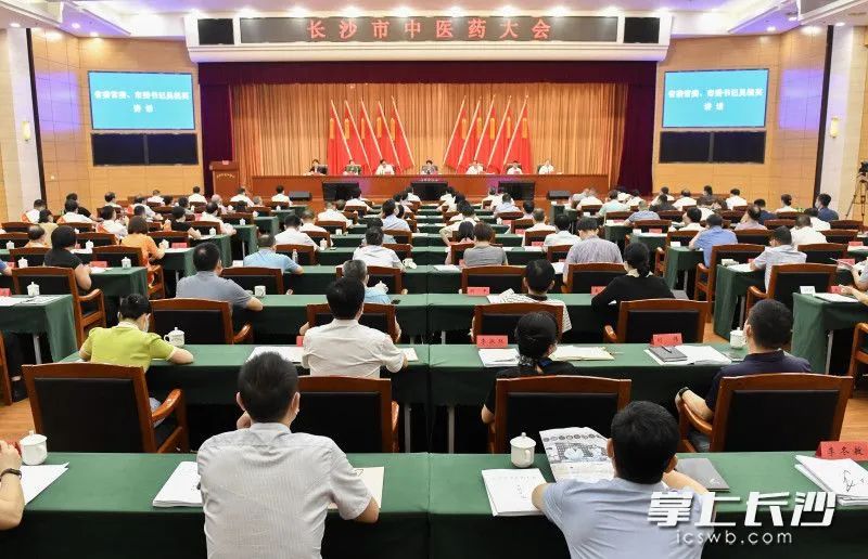 承中华医药崛起之战略，助国粹瑰宝益达于四海――长沙市中医药大会上的九芝之声！