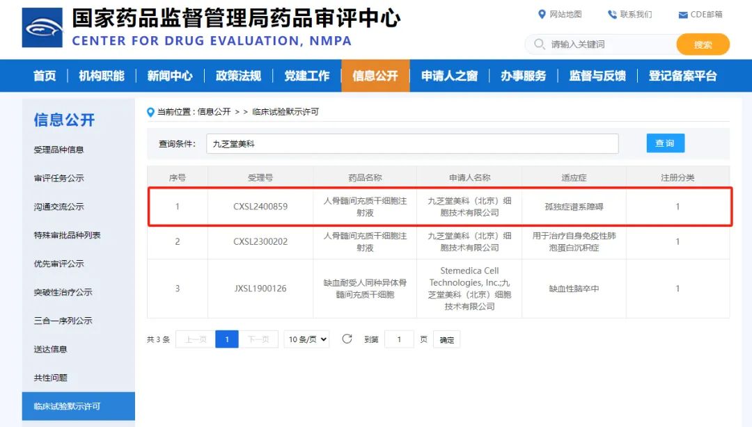 我国首例！九芝堂美科孤独症干细胞新药临床试验正式启动